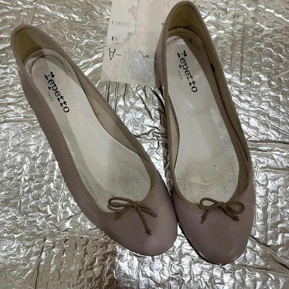 Repetto Mauve Pink Ballet Flats - Picture 1 of 7